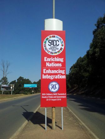SADC sign in Swaziland